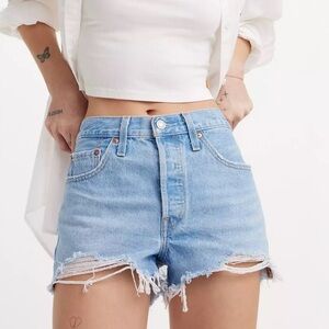 Levi’s 501® Original Fit High Rise Women's Shorts Sz 25